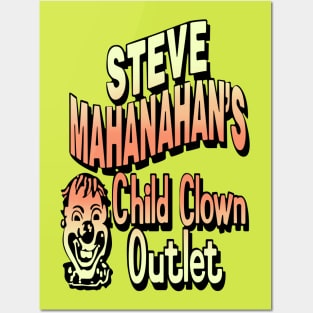 Child Clown Outlet Posters and Art